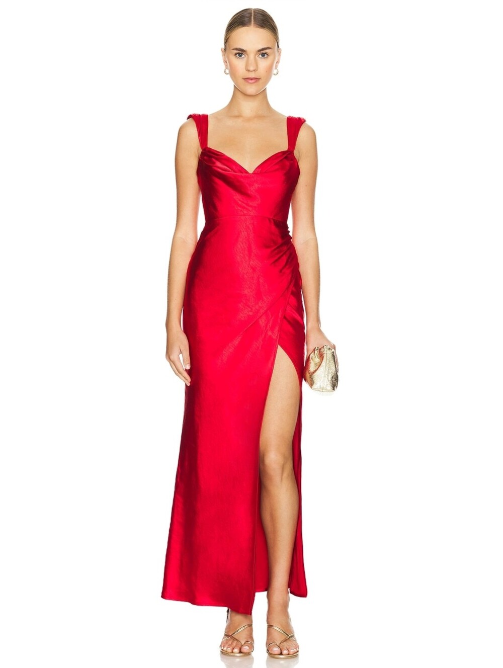 NWT! Runway The Label Havannah Red Maxi Dress